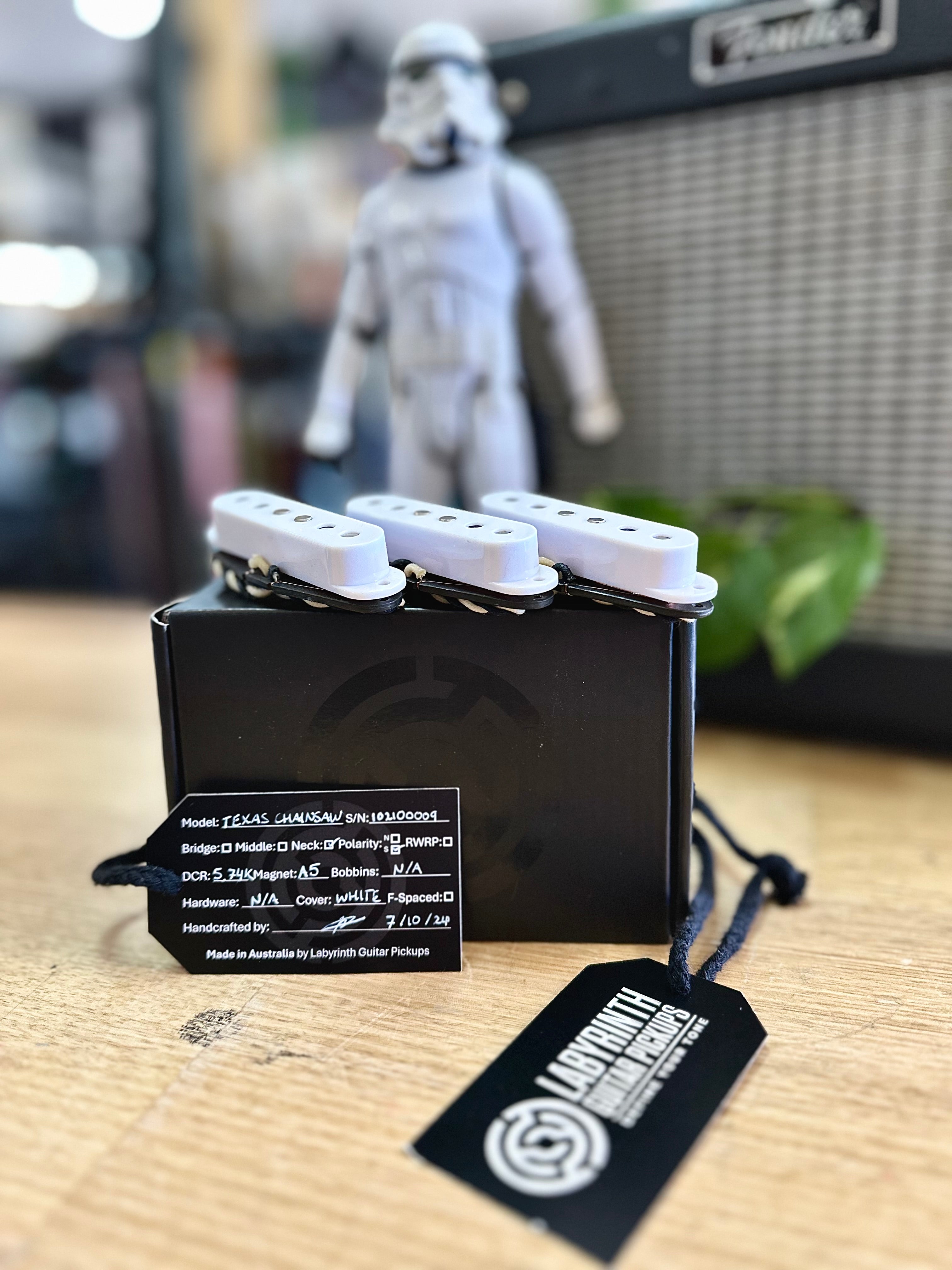 Labyrinth Pickups | Texas Chainsaw Set | White Labyrinth Pickups | Texas Chainsaw Set | White